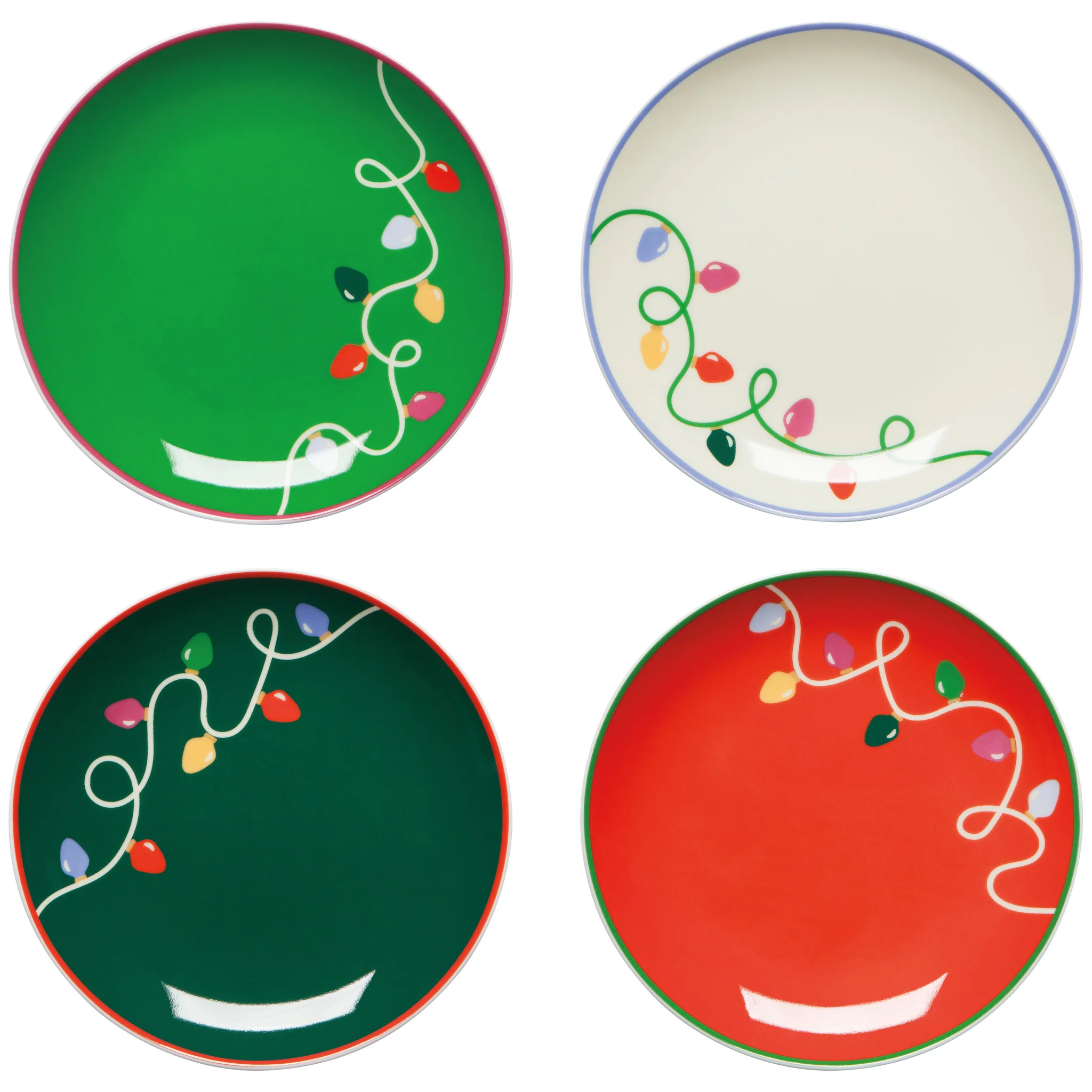 Danica Jubilee Holiday Glow Appetizer Plate (Individual)