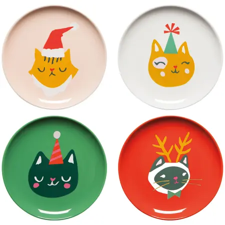 Danica Jubilee Let it Meow Appetizer Plate