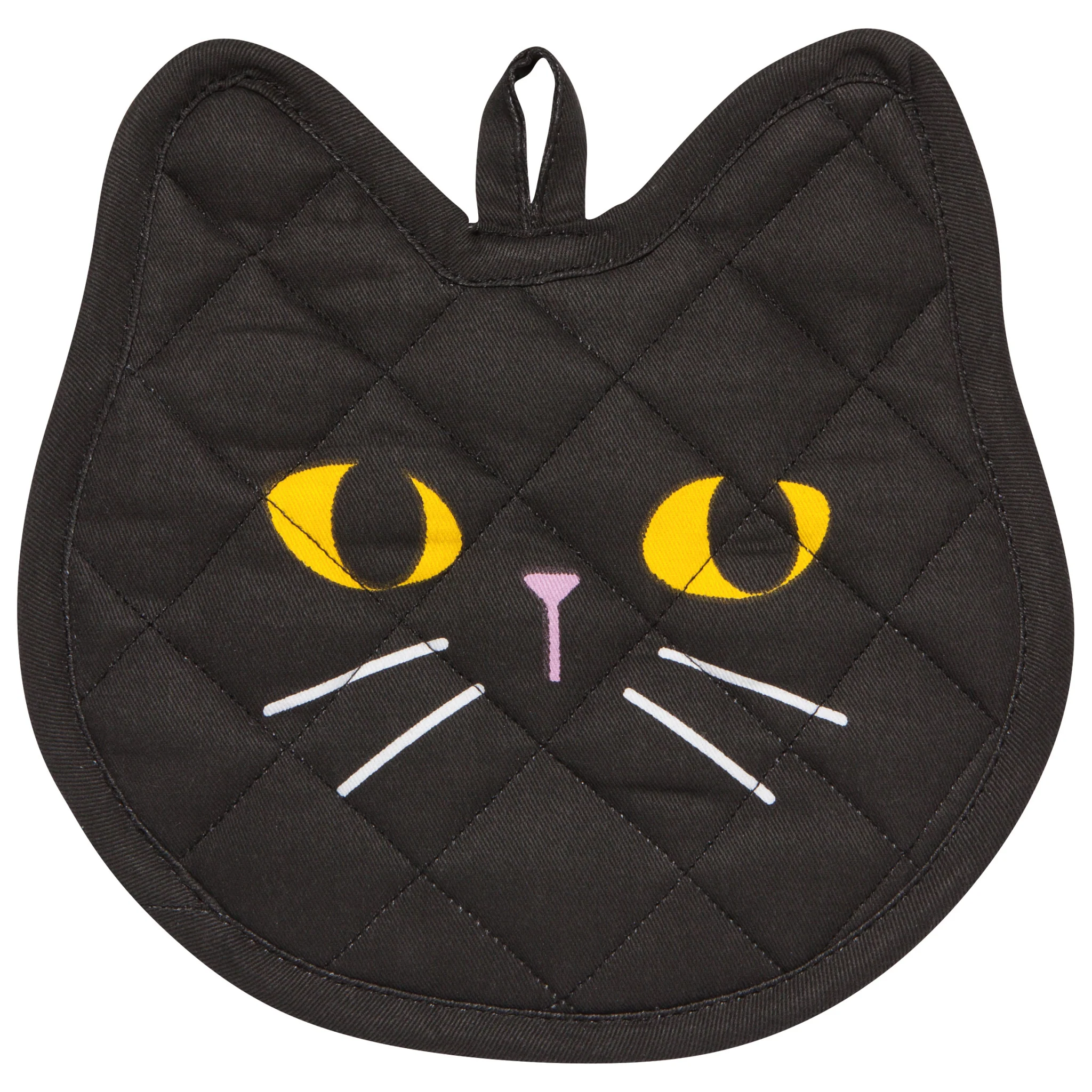 Danica Jubilee Black Cat Shaped Potholder