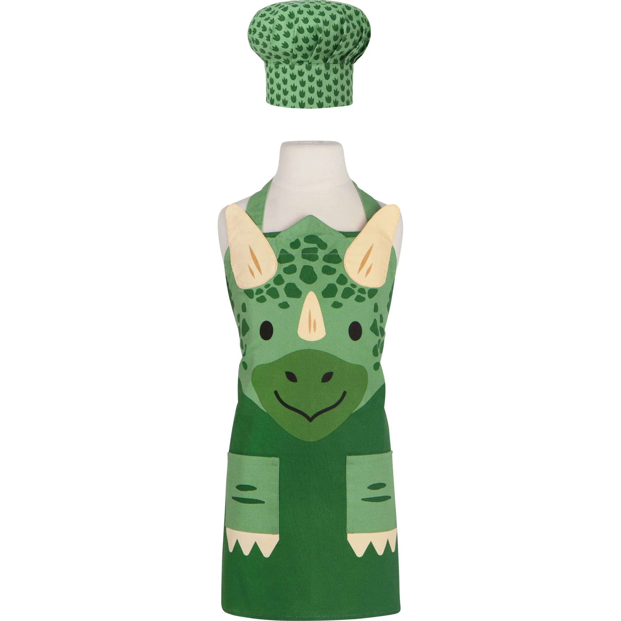 Danica Jubilee Dino Kid's Apron and Hat Set