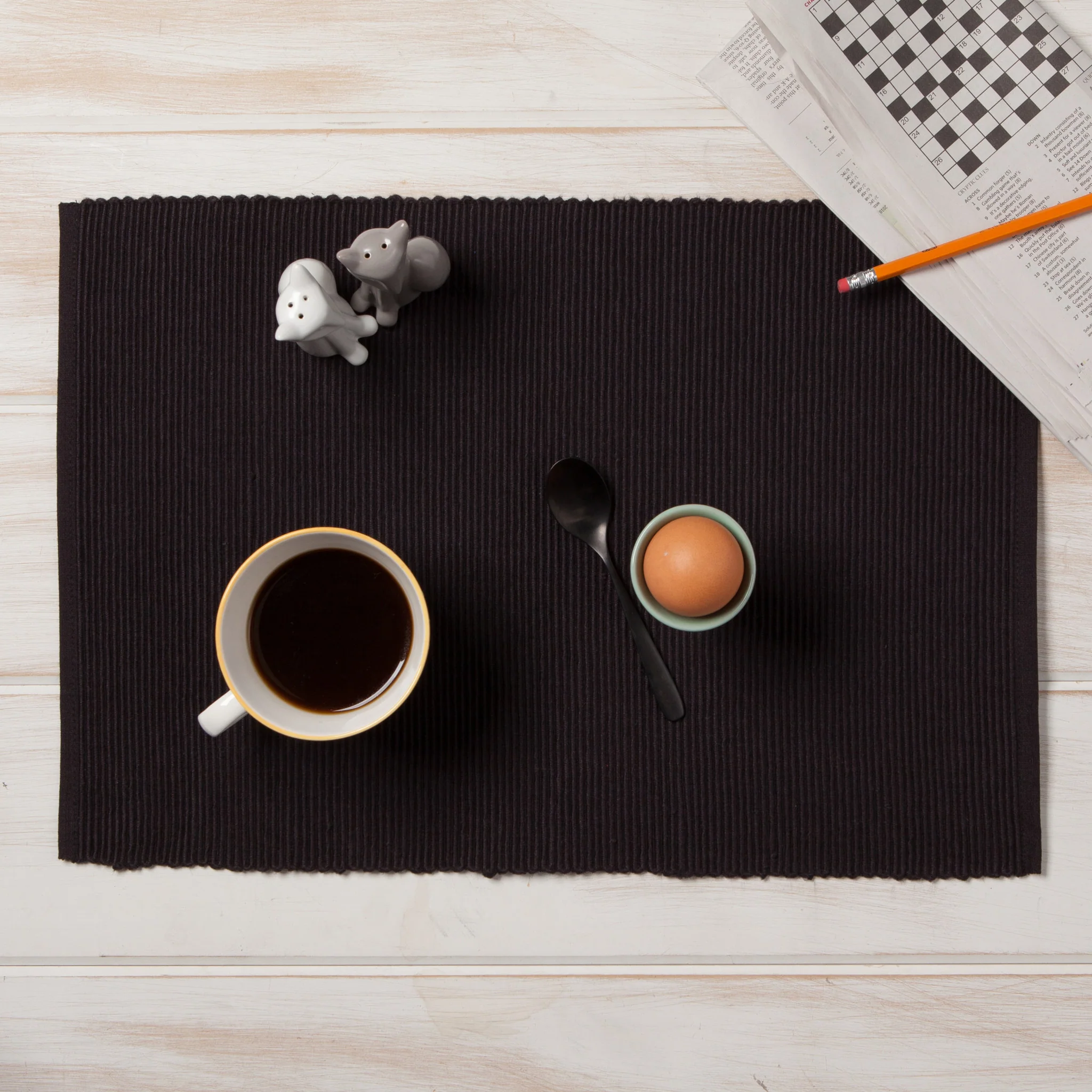 Now Designs Black Spectrum Placemat