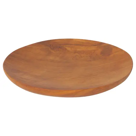 Danica Heirloom Teak Wood Round Plate Large