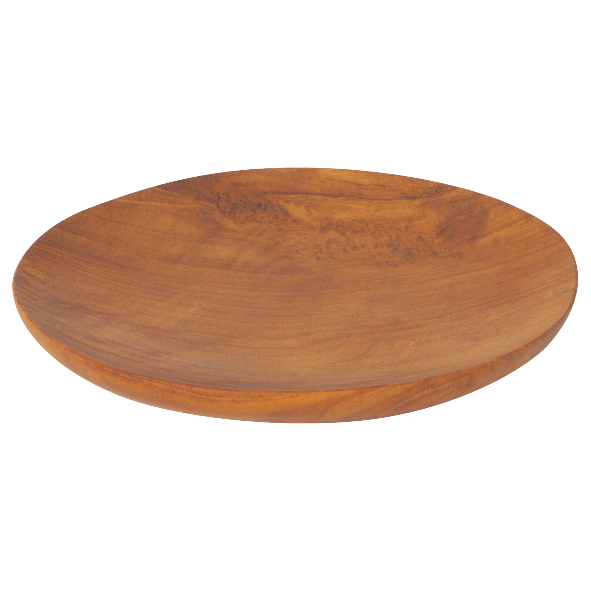 Danica Heirloom Teak Wood Round Plate Large
