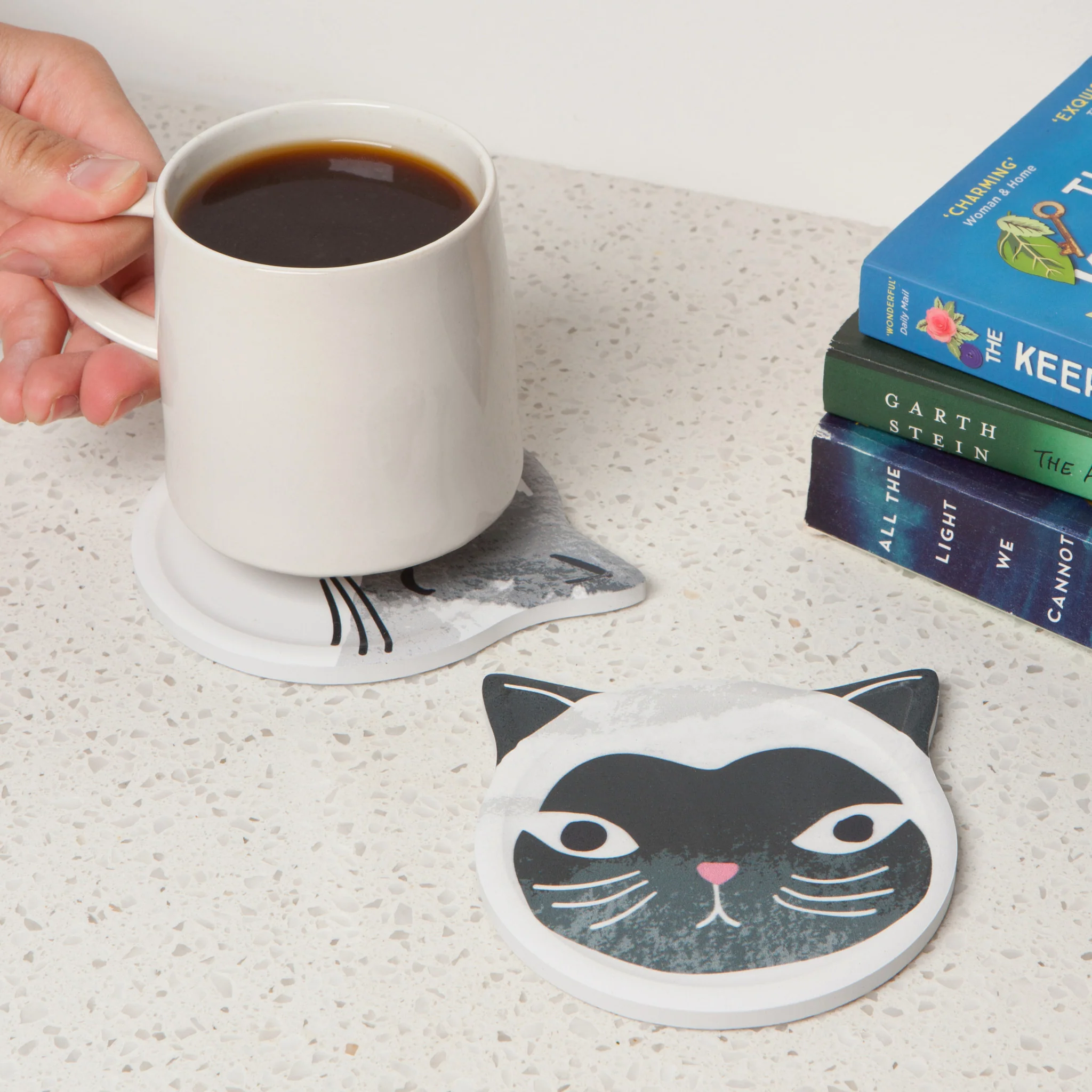 Danica Jubilee Soak Up Coasters Cats Meow