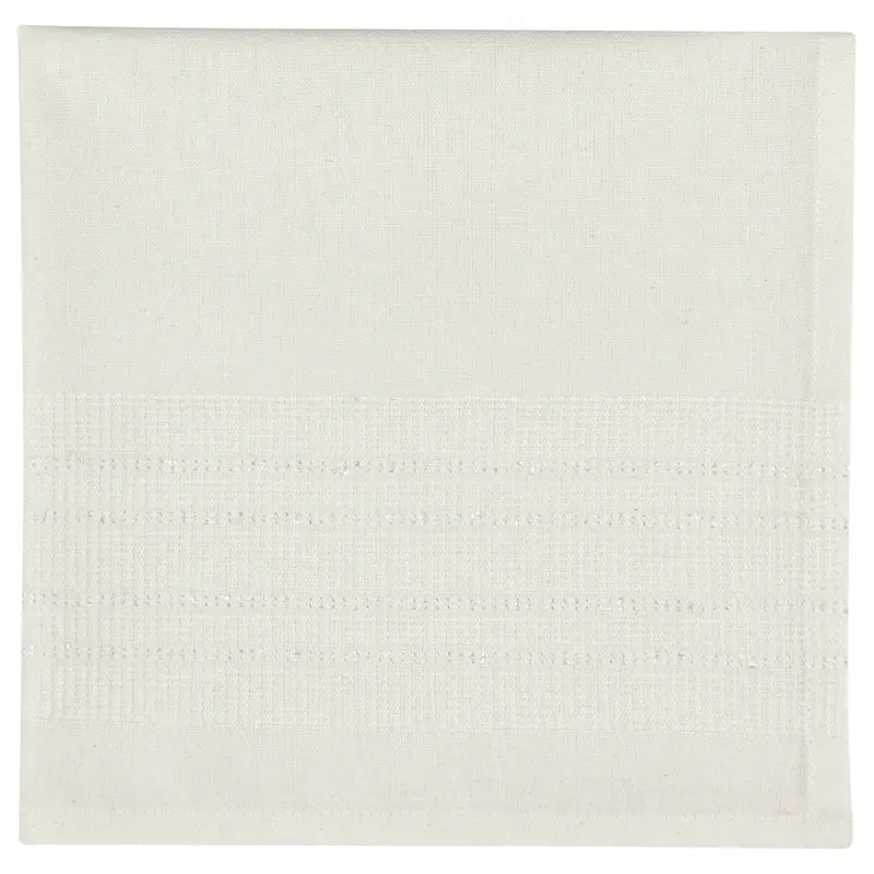 Danica Heirloom Estela White Woven Napkins (Set of 4)