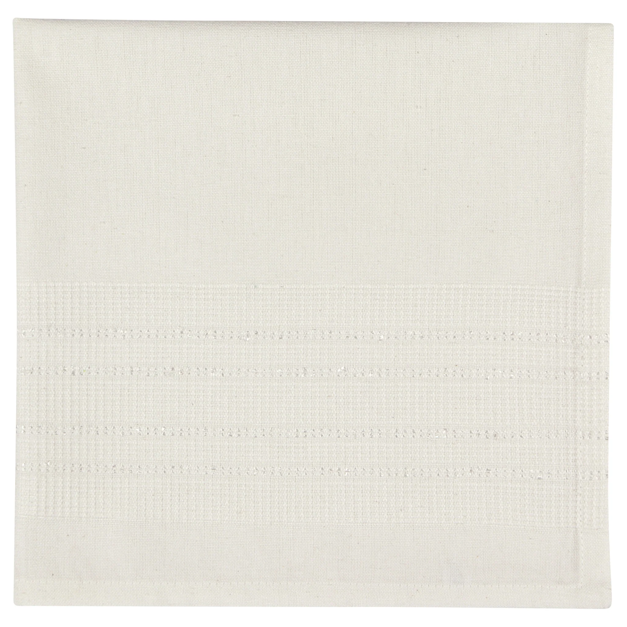 Danica Heirloom Estela White Woven Napkins (Set of 4)