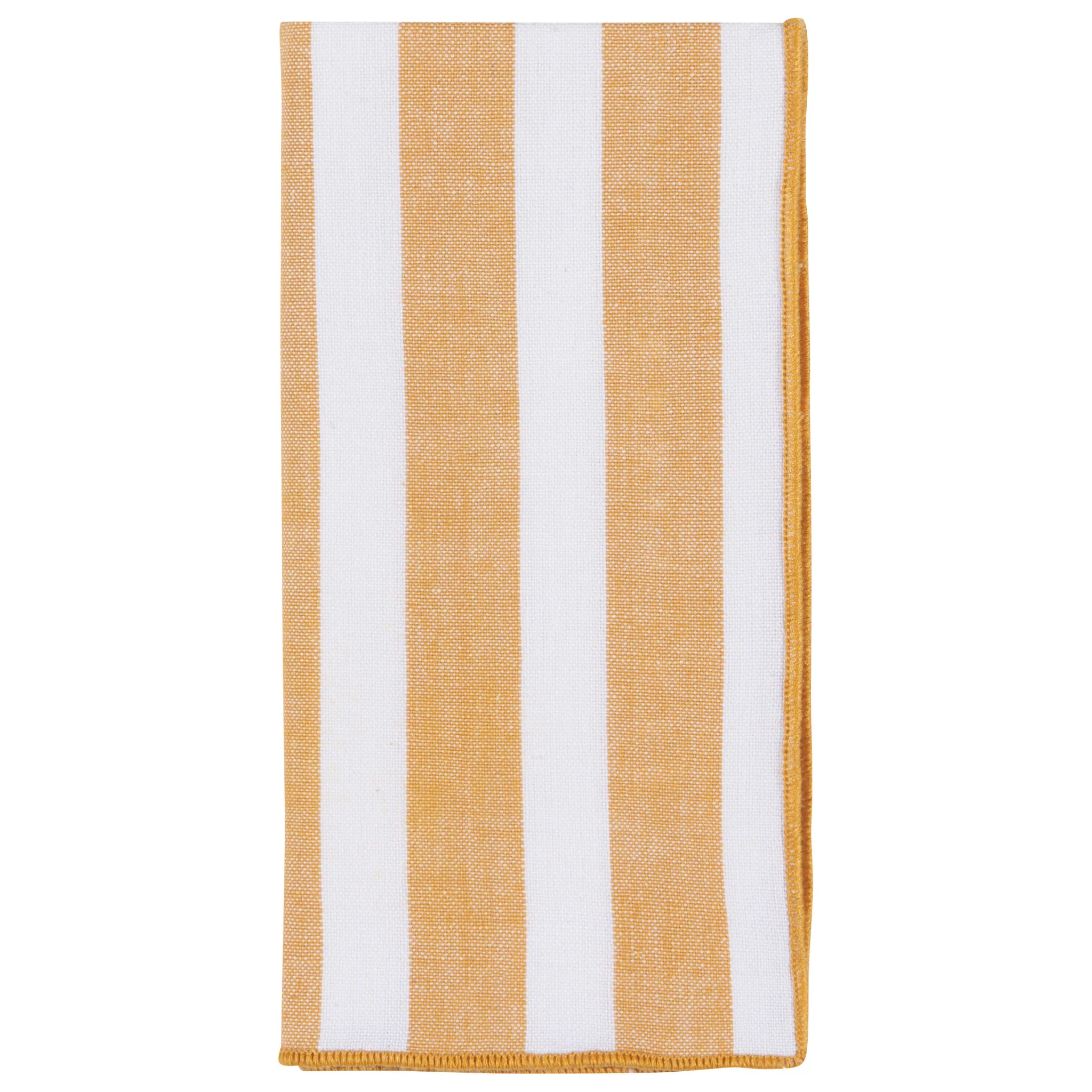 Danica Heirloom Ochre Caban Stripe Napkins (Set of 4)