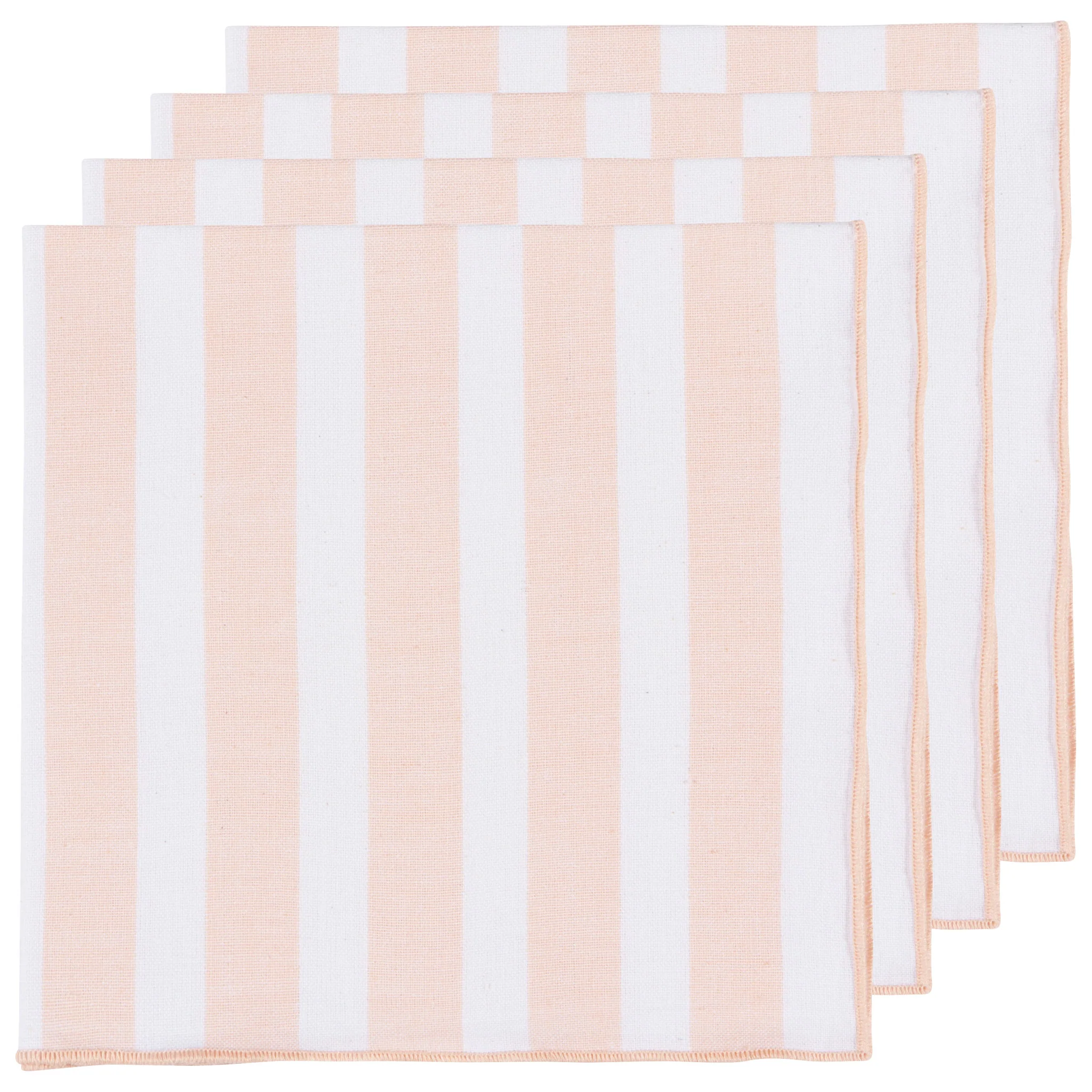 Danica Heirloom Nectar Caban Stripe Napkins (Set of 4)