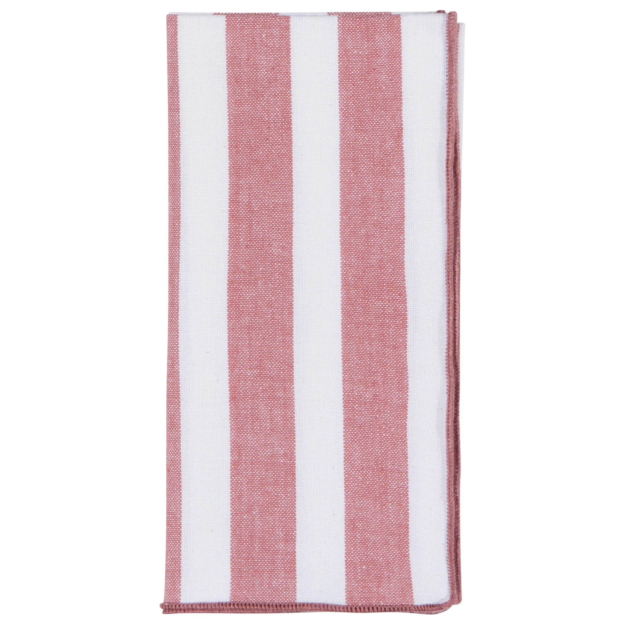 Danica Heirloom Canyon Rose Caban Stripe Napkins (Set of 4)