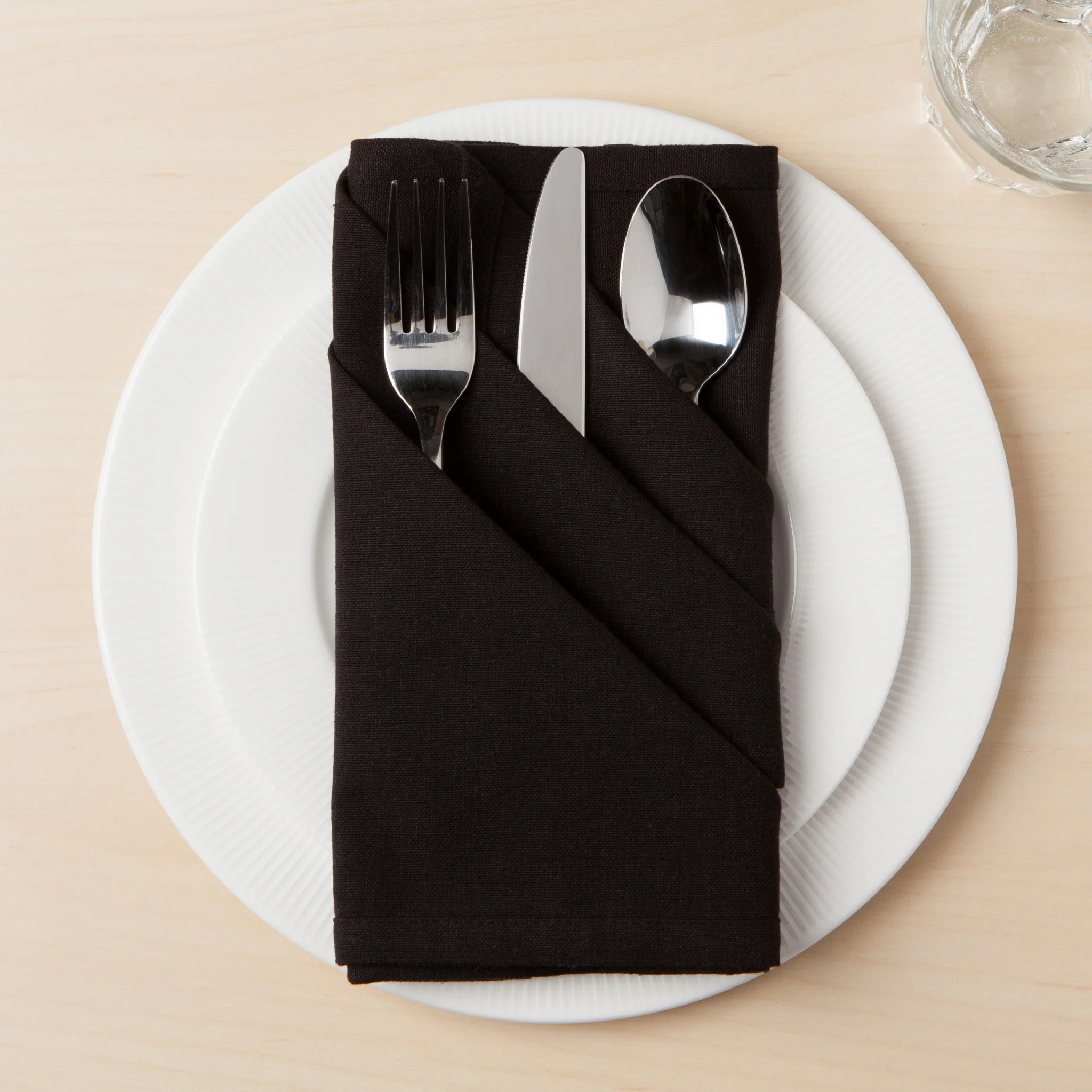Now Designs Black Spectrum Napkins (Set of 4)