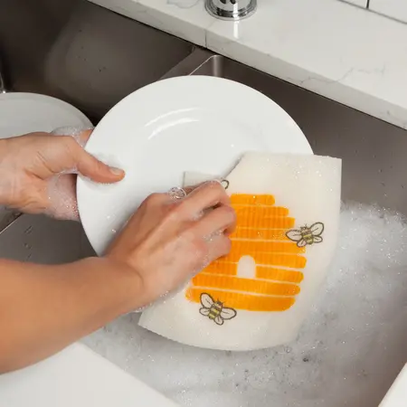 Ecologie by Danica Bees Swedish Dishcloth