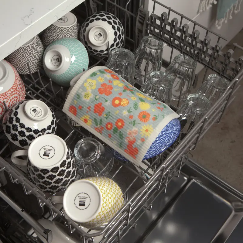 Ecologie by Danica Flowers of the Month Swedish Dishcloth