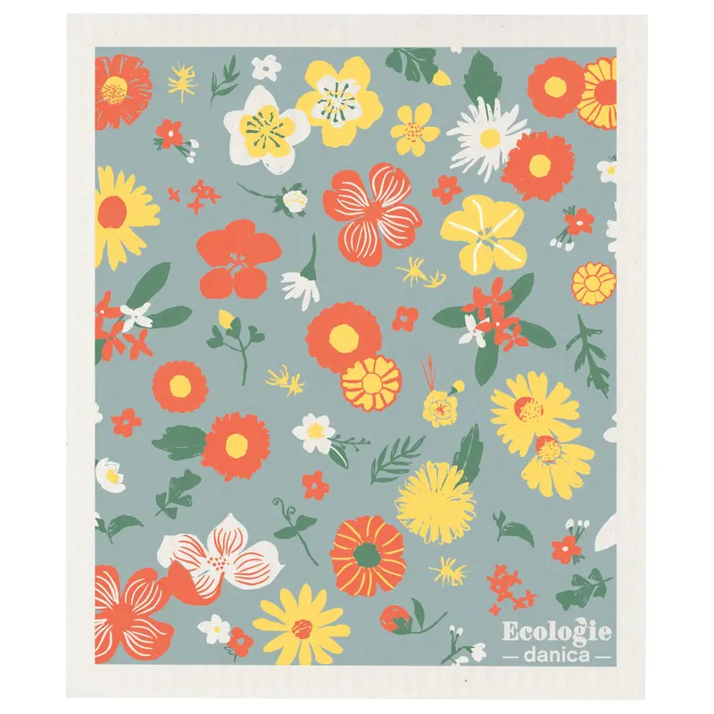 Ecologie by Danica Flowers of the Month Swedish Dishcloth