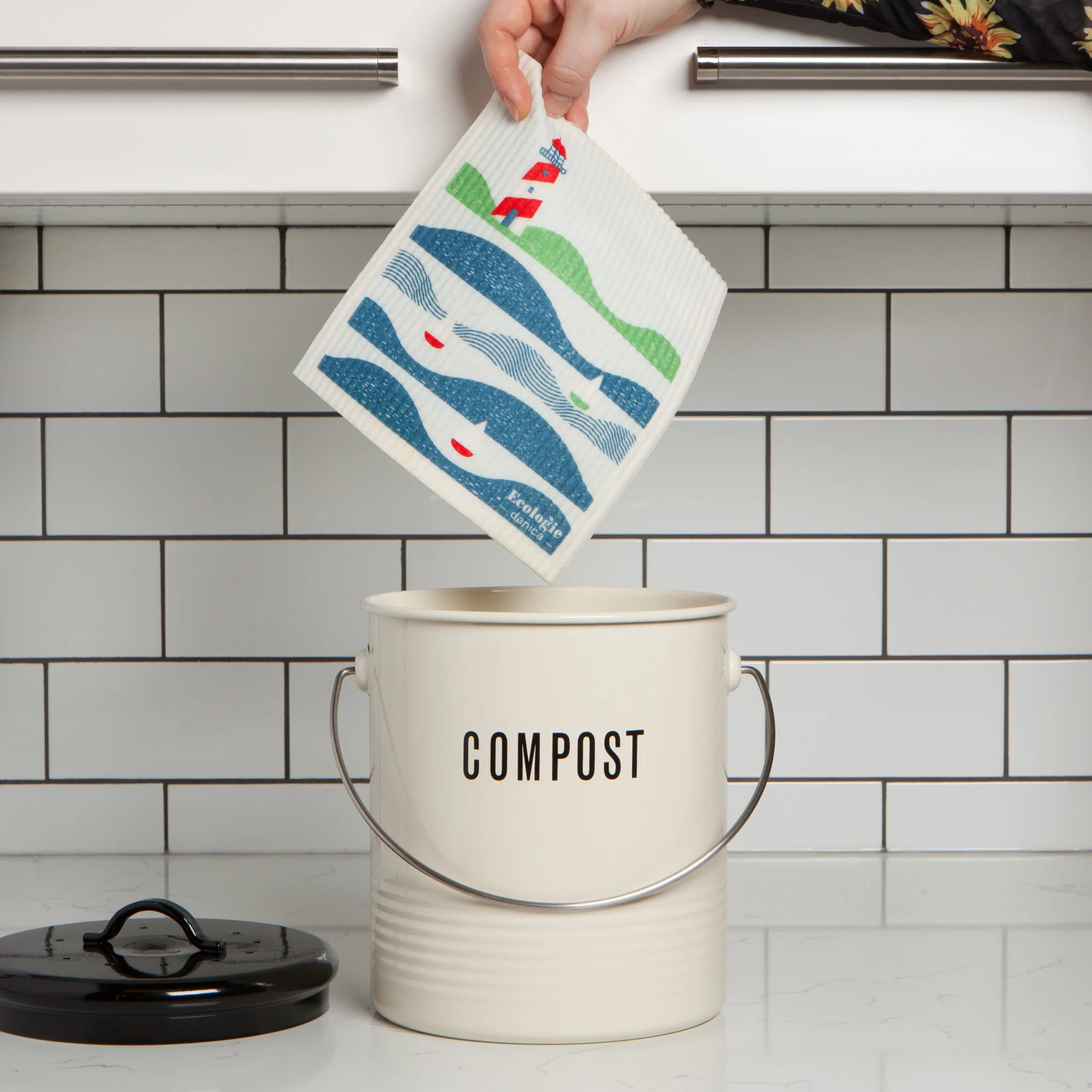 Ecologie by Danica Lighthouse Swedish Dishcloth