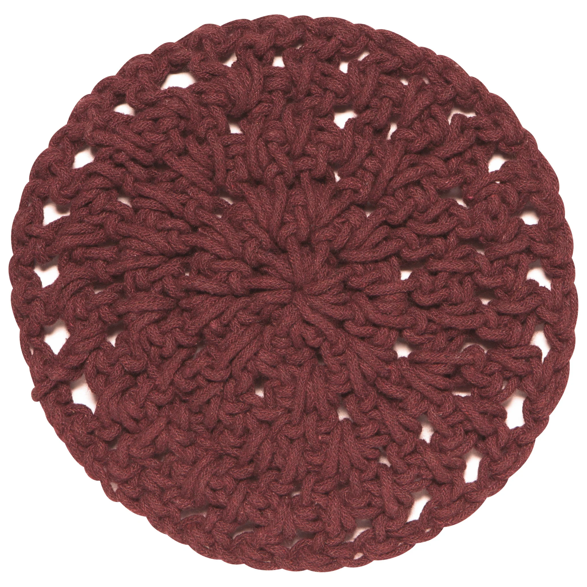Danica Heirloom Wine Knotted Trivet