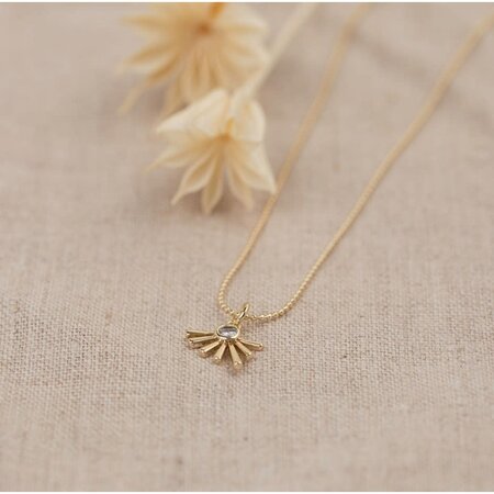 Glee Light Burst Necklace Gold