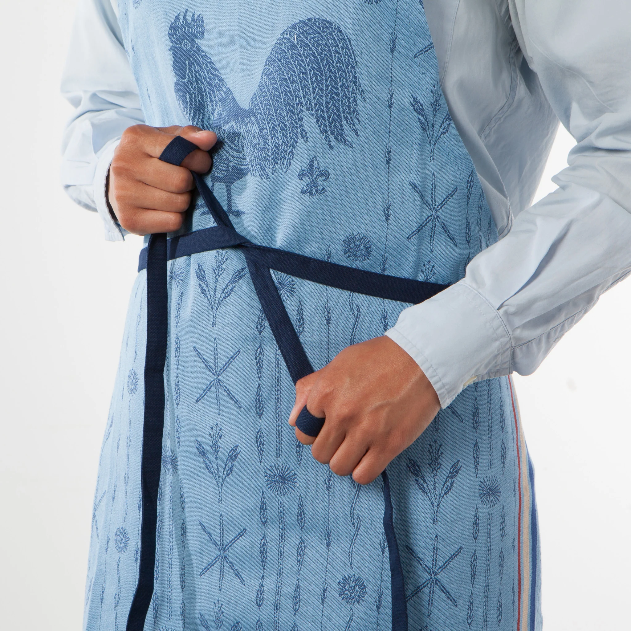 Danica Rooster Jacquard Apron