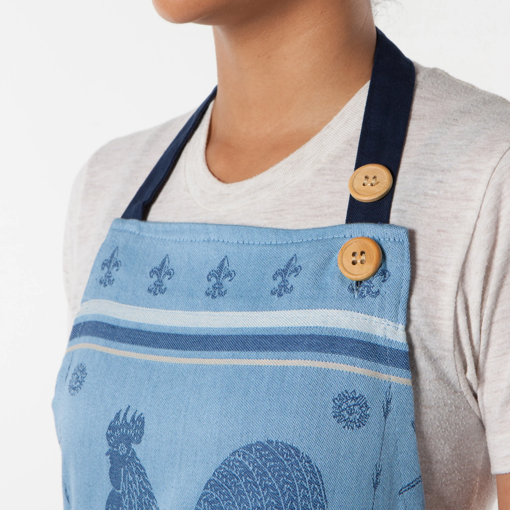 Danica Rooster Jacquard Apron
