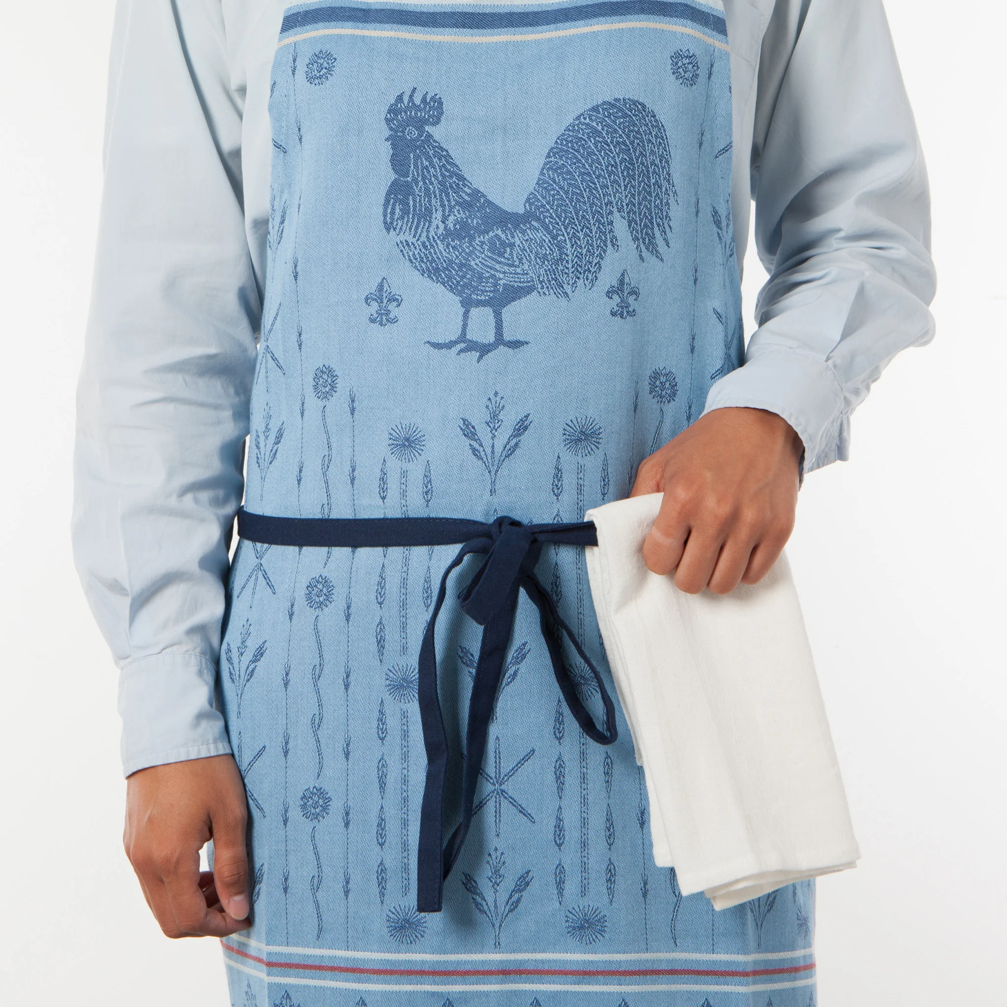 Danica Rooster Jacquard Apron