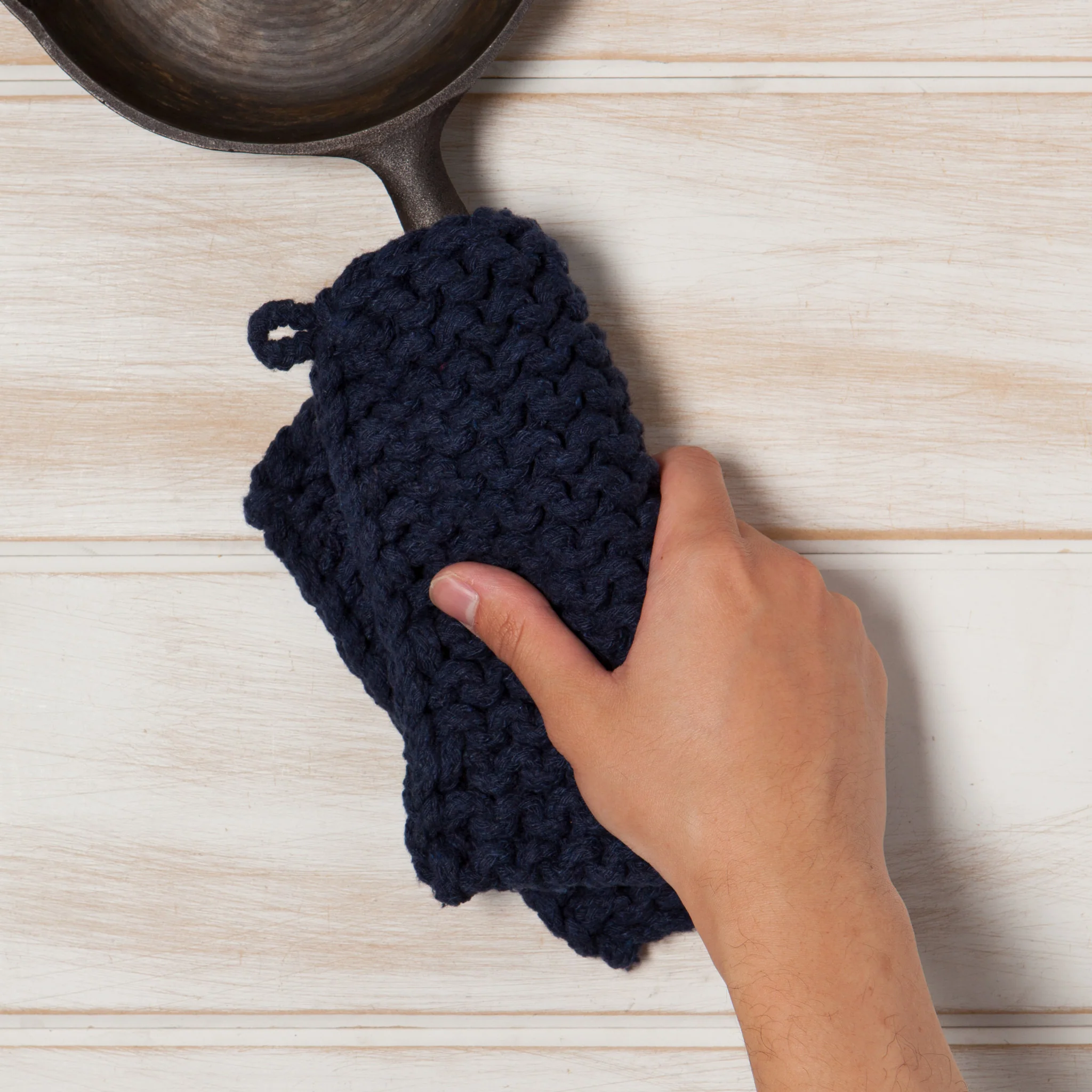 Danica Heirloom Midnight Knit Potholder