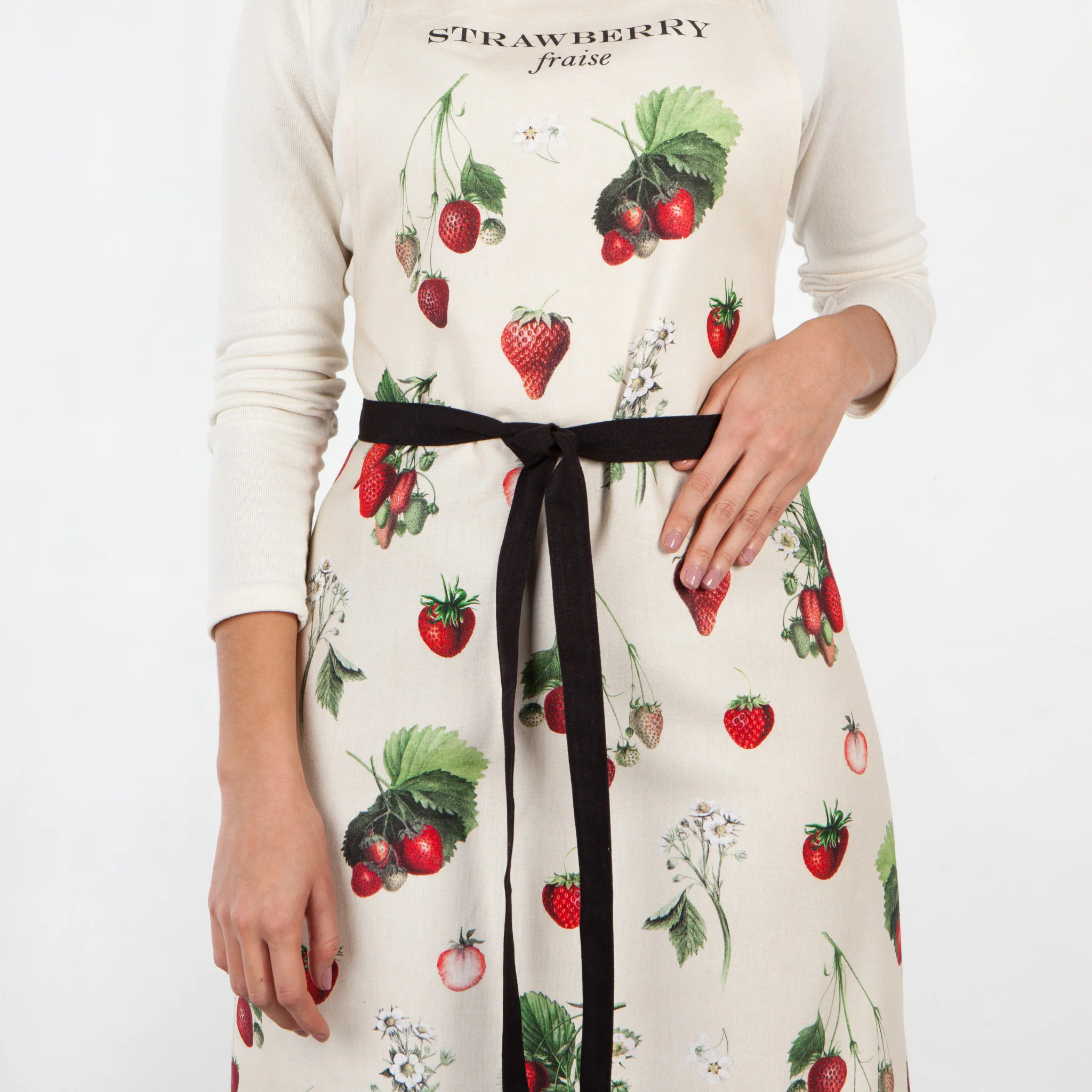 Danica Strawberries Vintage Fine Print Apron