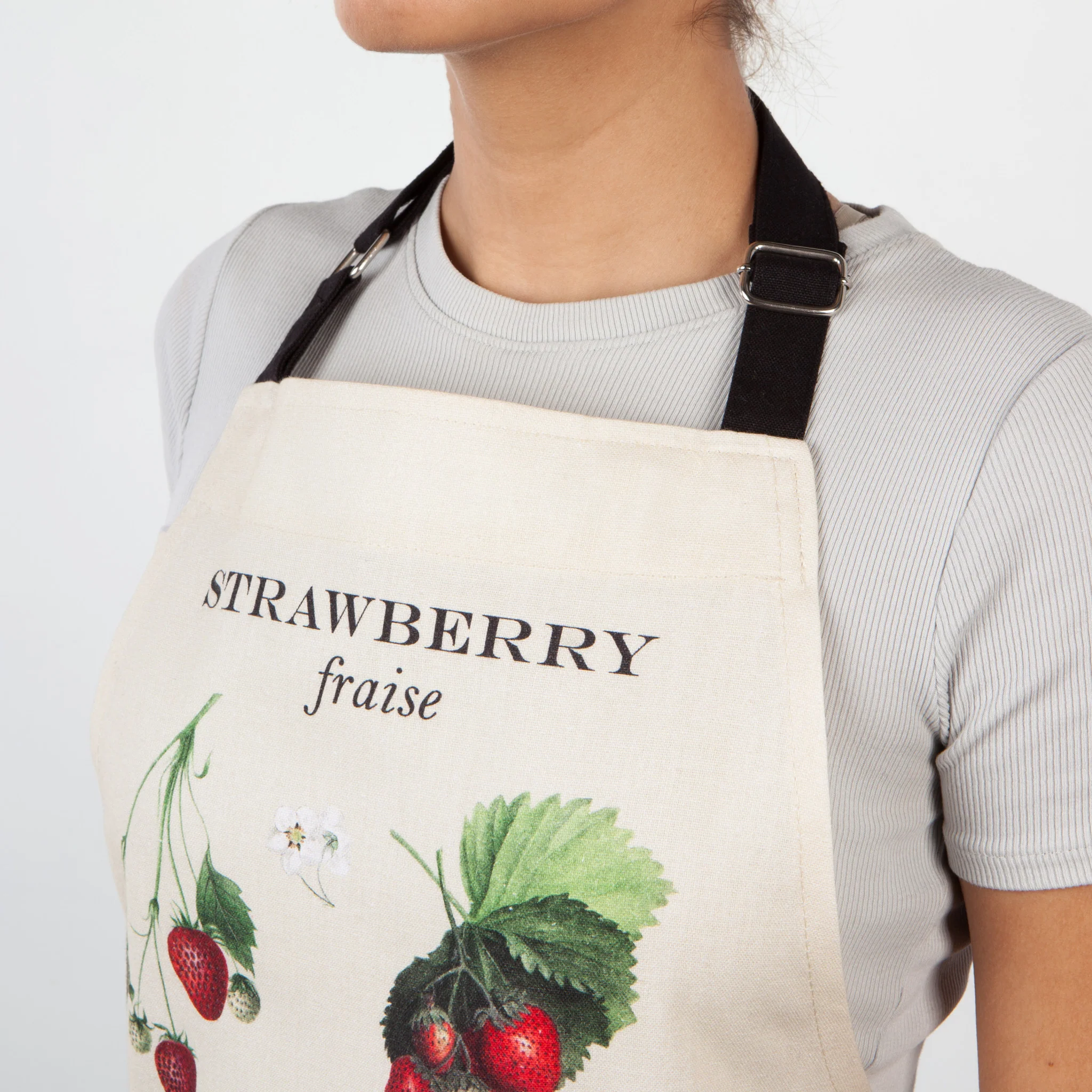 Danica Strawberries Vintage Fine Print Apron