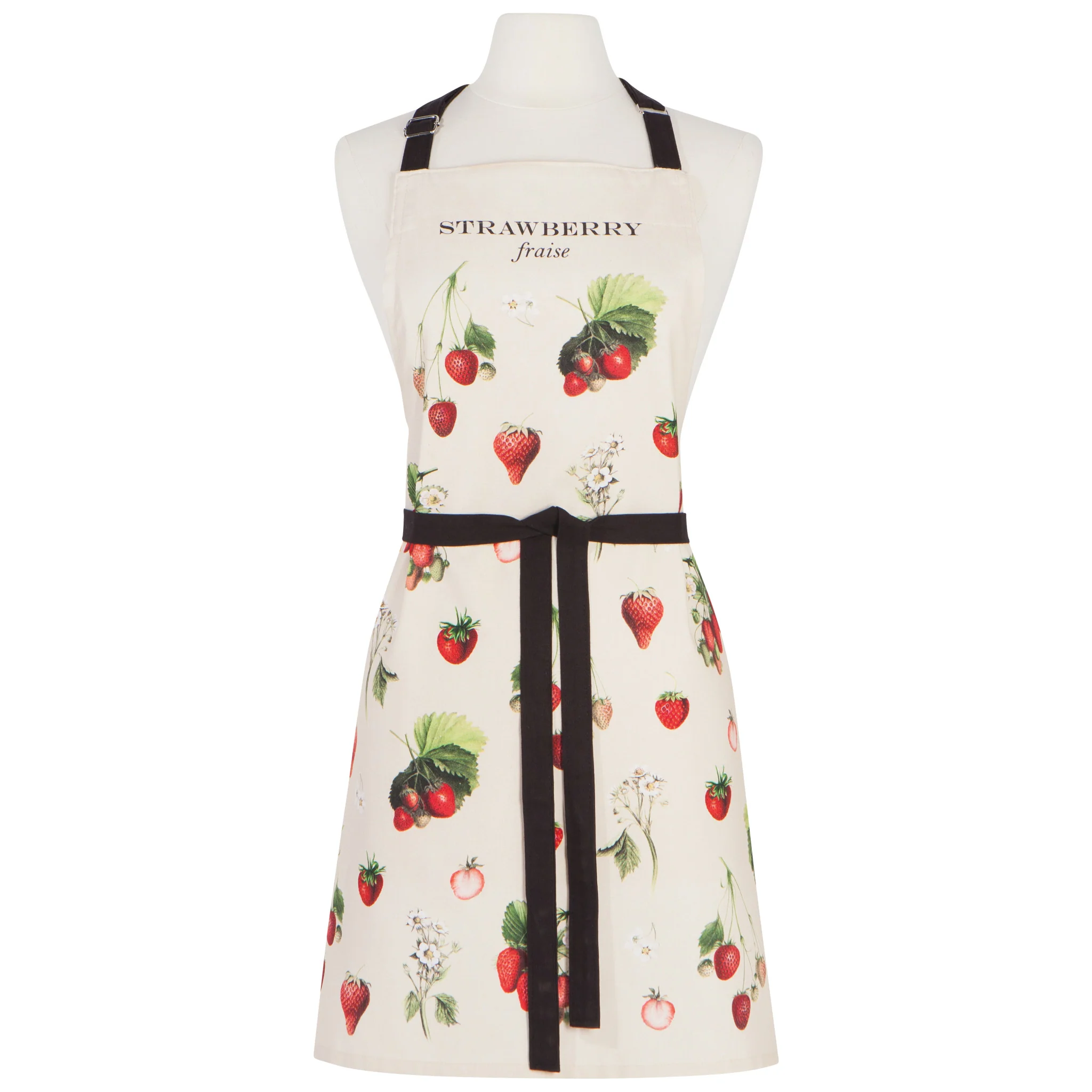 Danica Strawberries Vintage Fine Print Apron
