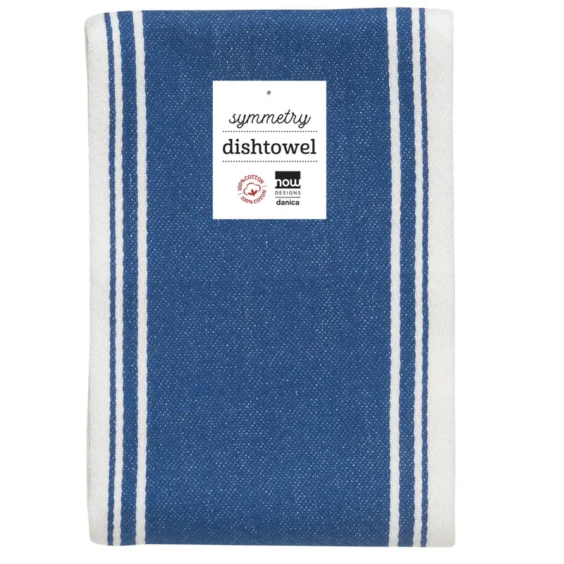 Now Designs Royal Blue Symmetry Tea Towel