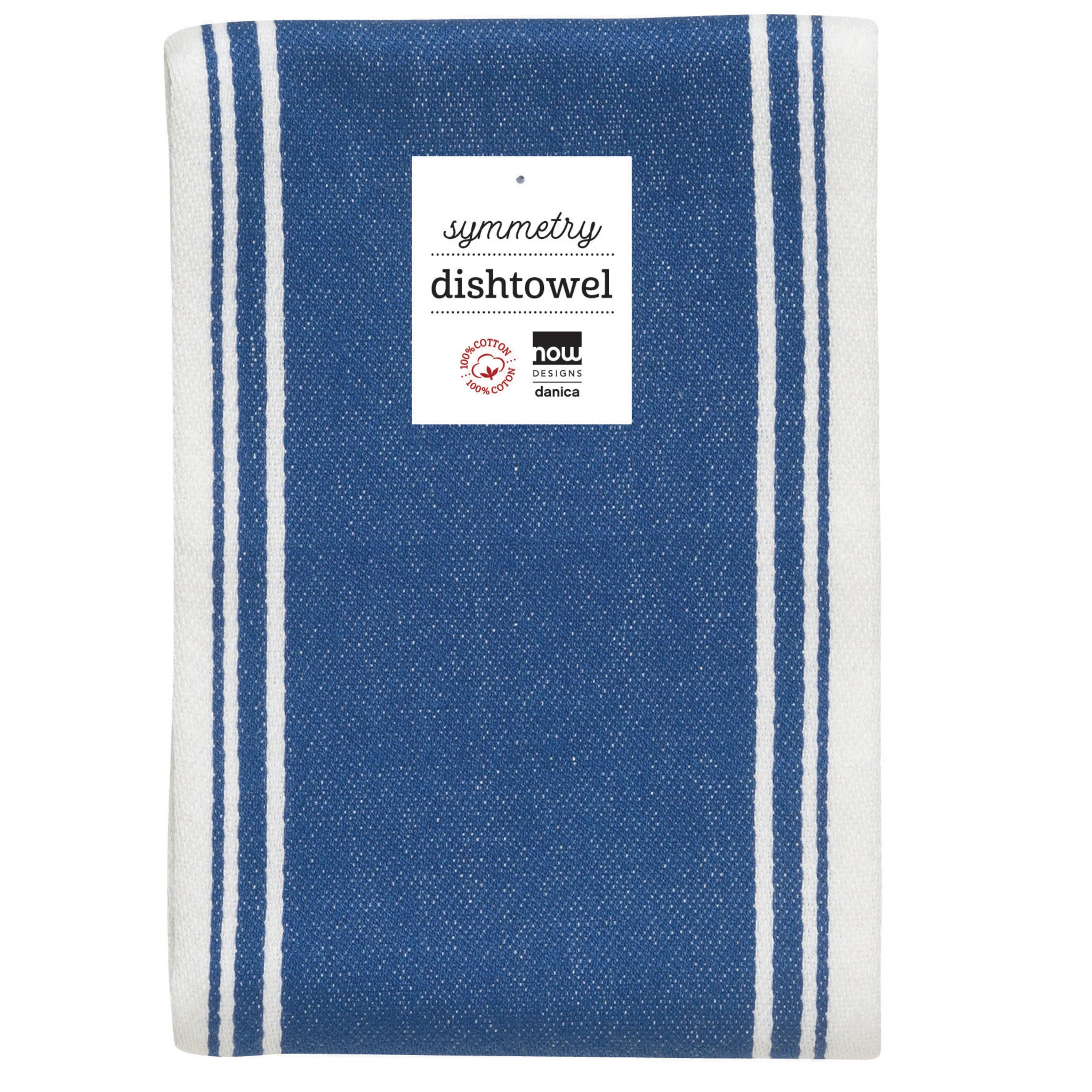 Now Designs Royal Blue Symmetry Tea Towel