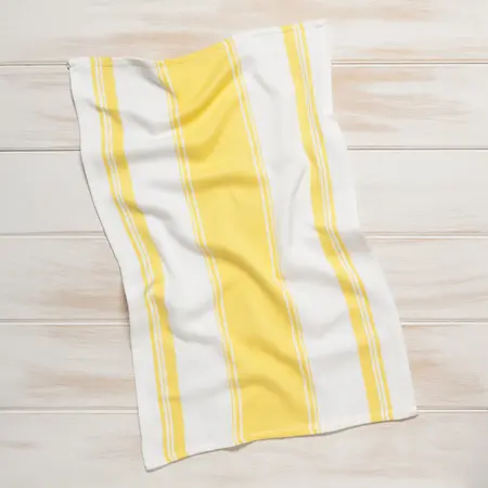 Now Designs Lemon Symmetry Tea Towel