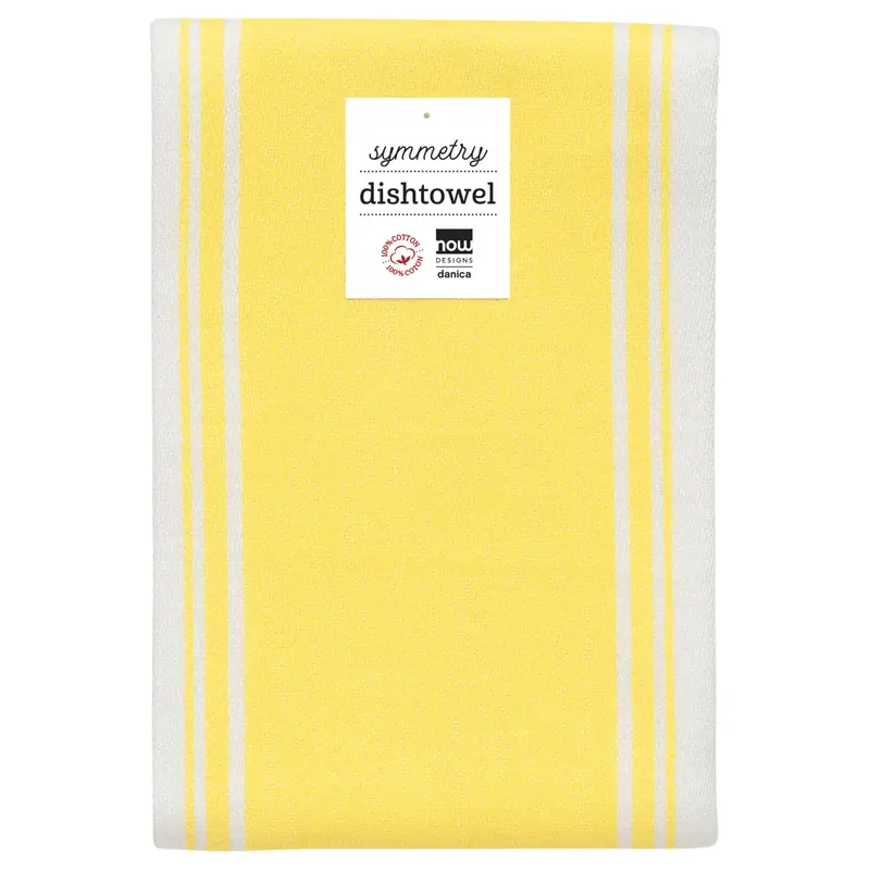 Now Designs Lemon Symmetry Tea Towel
