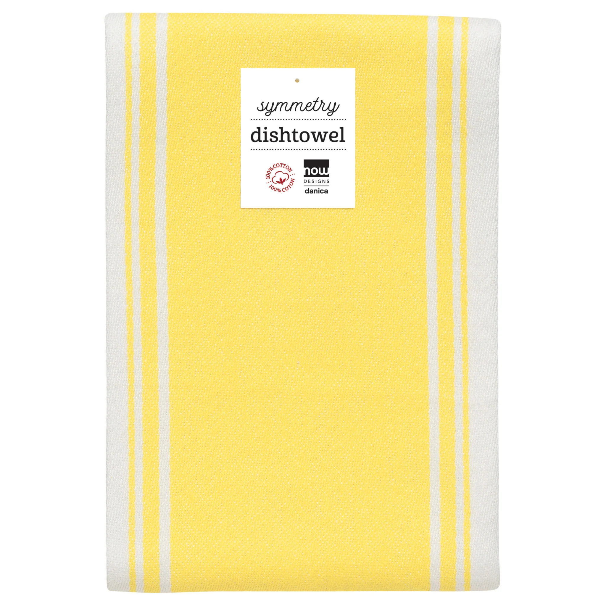 Danica Lemon Symmetry Tea Towel