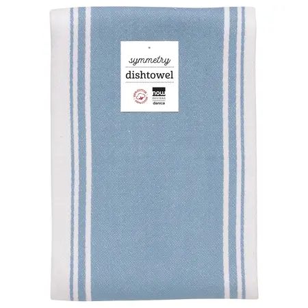 Danica Slate Blue Symmetry Tea Towel