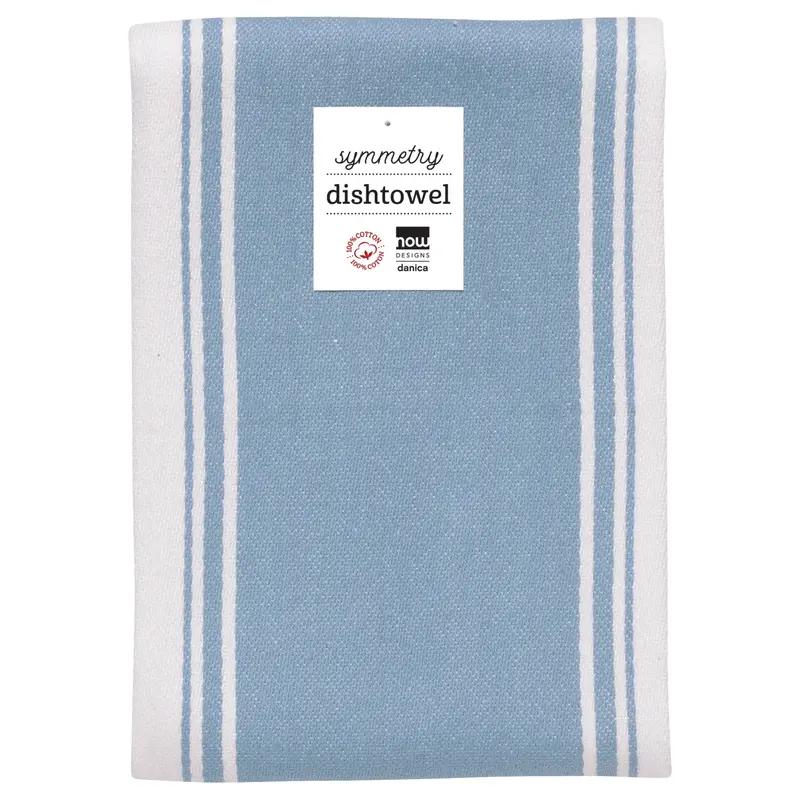 Now Designs Slate Blue Symmetry Tea Towel