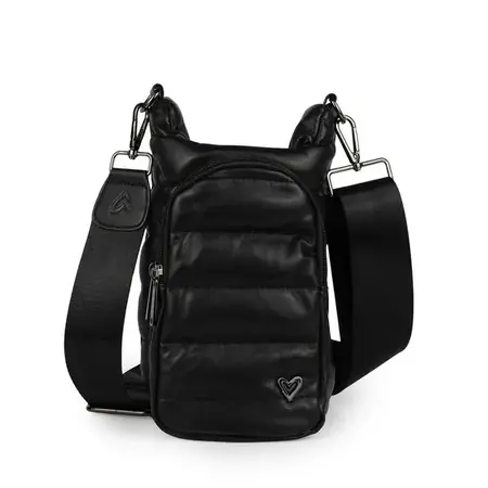 Prene LOVE Vegan Leather Black H2O Crossbody Bag