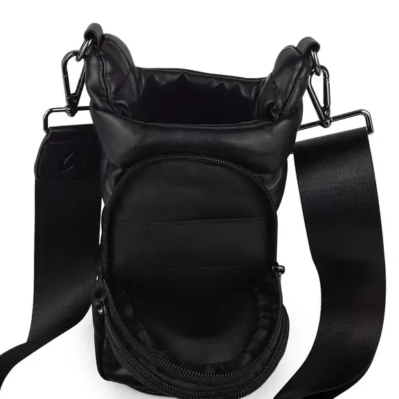 Prene LOVE Vegan Leather Black H2O Crossbody Bag