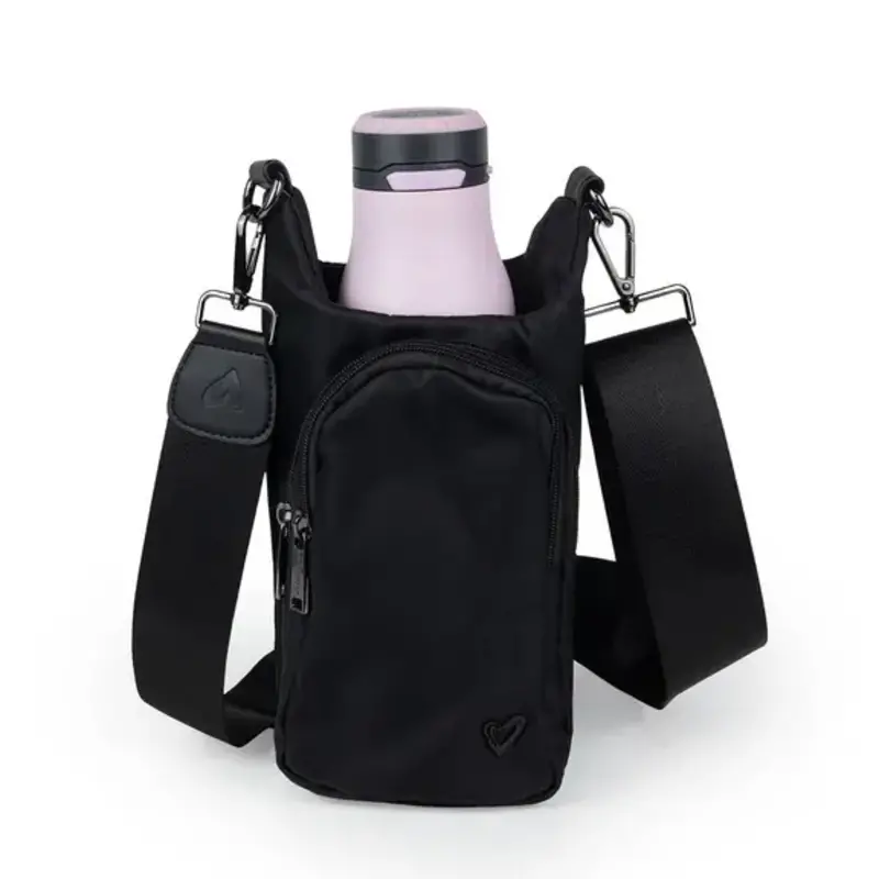Prene LOVE Matte Black H2O Crossbody Bag