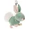 Bukowski Bears Zeus Bunny Bag Charm, Green