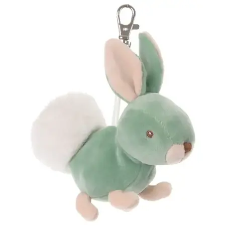 Bukowski Bears Zeus Bunny Bag Charm, Green