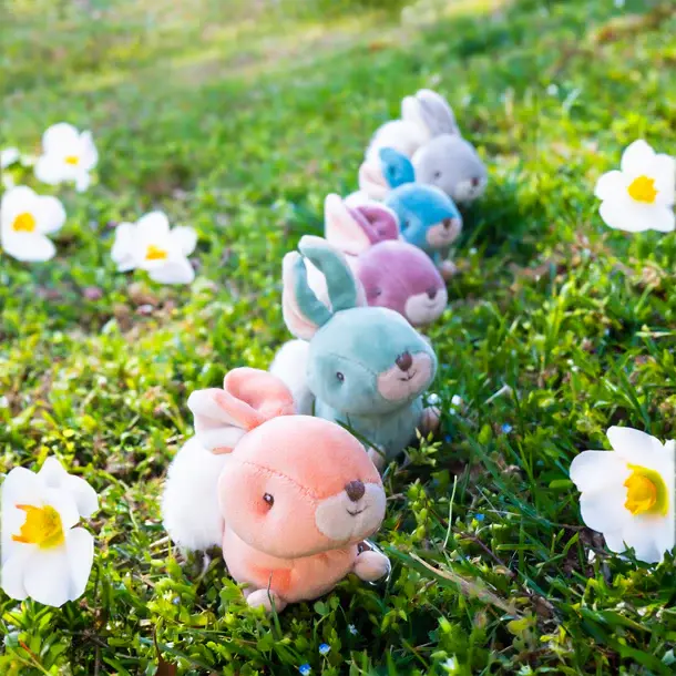 Bukowski Bears Zeus Bunny Bag Charm, Pink