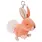 Bukowski Bears Zeus Bunny Bag Charm, Orange
