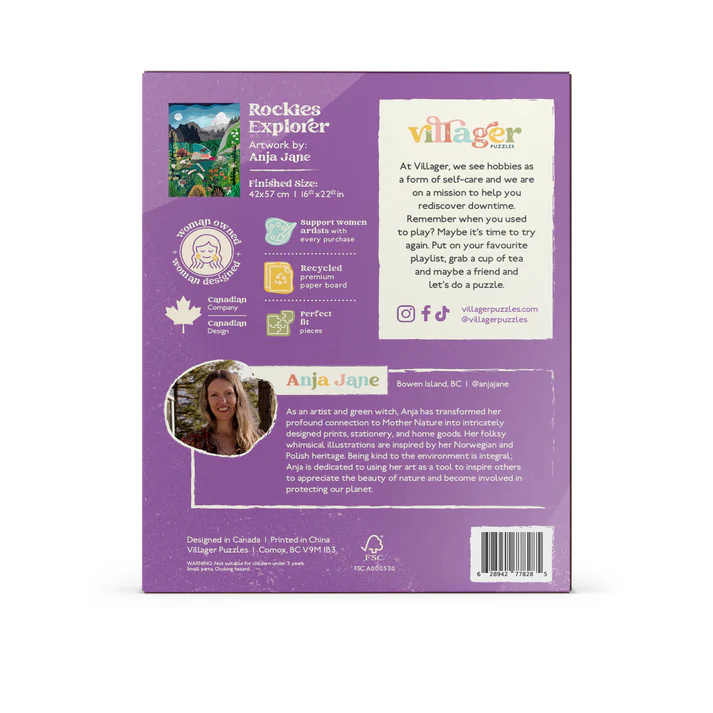 Villager Puzzles Rockies Explorer Puzzle 500 Piece