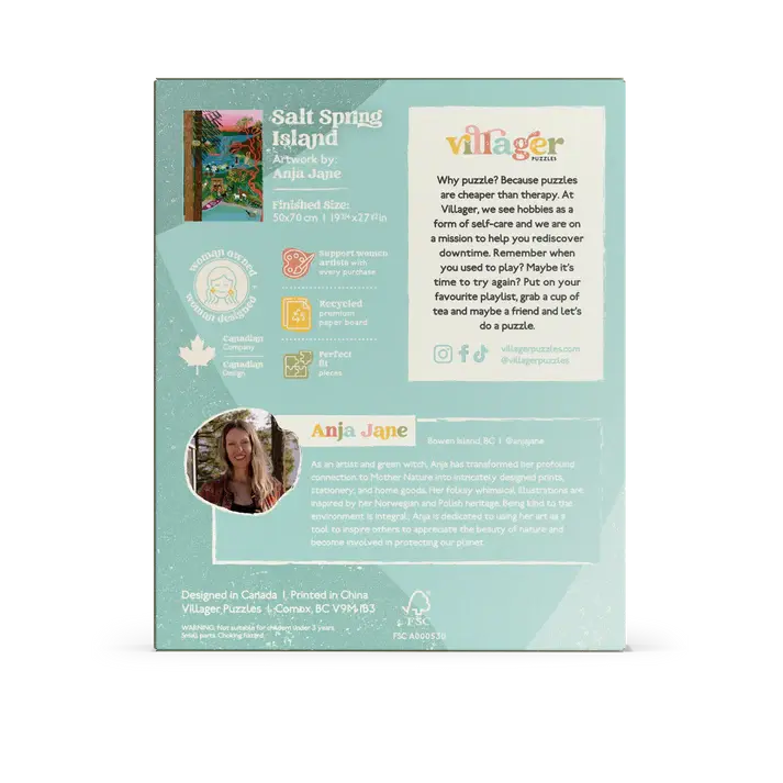 Villager Puzzles Salt Spring Island Puzzle 1000 Piece