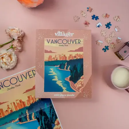 Villager Puzzles Vancouver Sunset Puzzle 1000 Piece