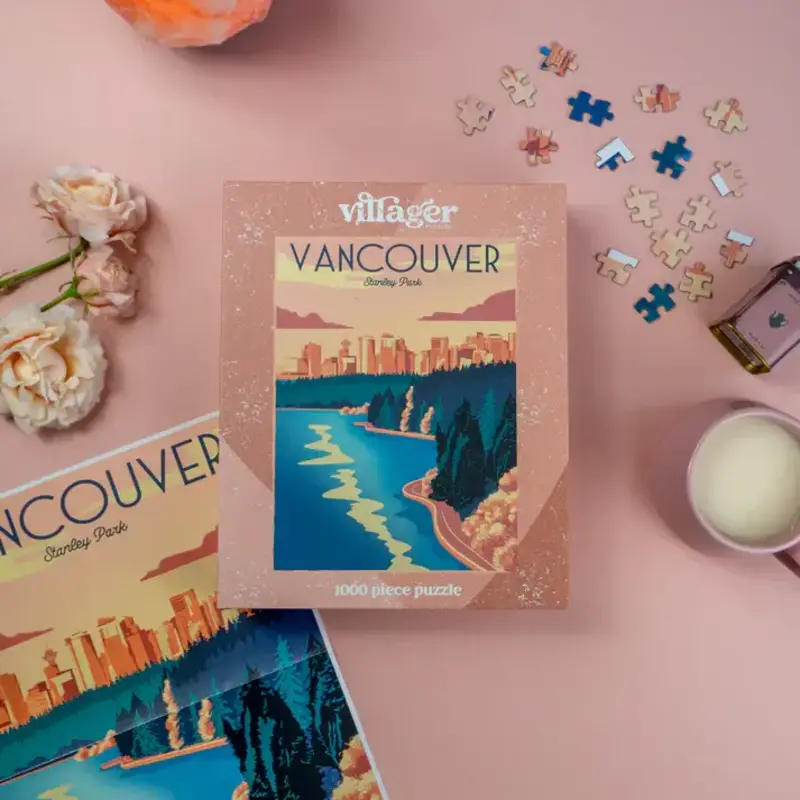 Villager Puzzles Vancouver Sunset Puzzle 1000 Piece