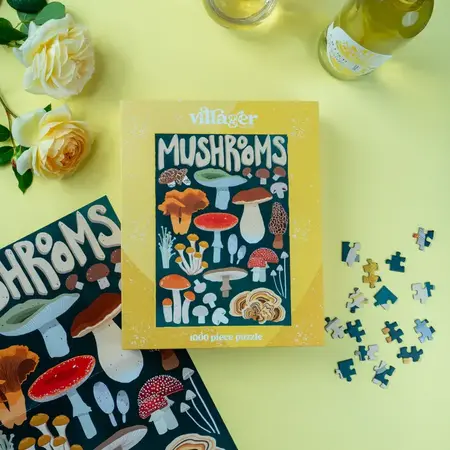 Villager Puzzles Mushroom Forager 1000 Piece Puzzle