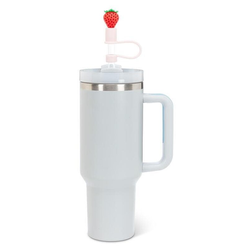 Abbott Jumbo Straws w/ Fruit Caps (13”H)
