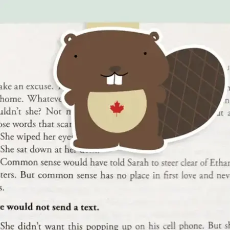 Craftedvan Stationery Beaver Magnetic Bookmark
