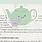 Craftedvan Stationery Teapot Magnetic Bookmark