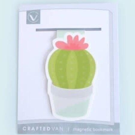 Craftedvan Stationery Crafted Van Magnetic Bookmark, Succulent